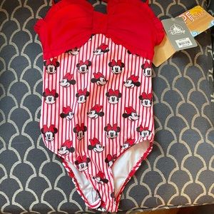Disney girls Minnie Mouse bathing suit